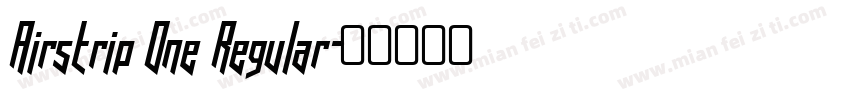 Airstrip One Regular字体转换